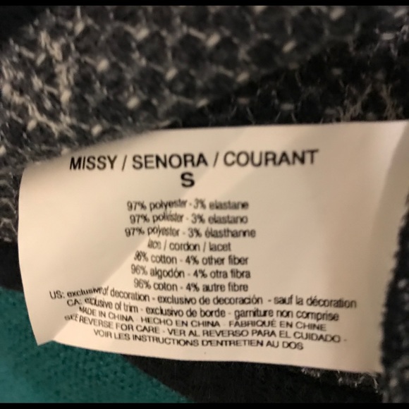 🎁 NWT Vintage America Print Lace Up Top - Picture 6 of 6